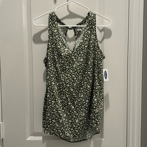 Green floral tank from Old Navy